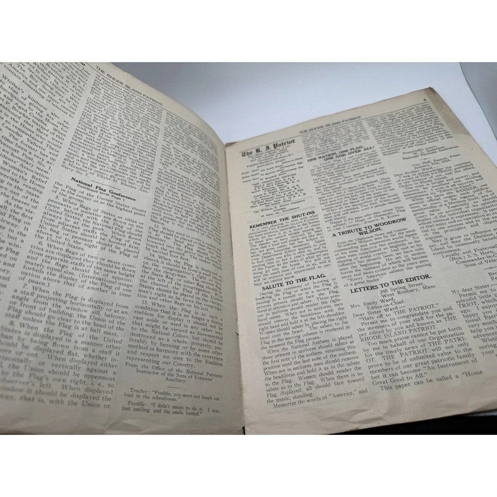 1924 The Rhode Island Patriot ~ Grand Army of the Republic Womens Relief Corps